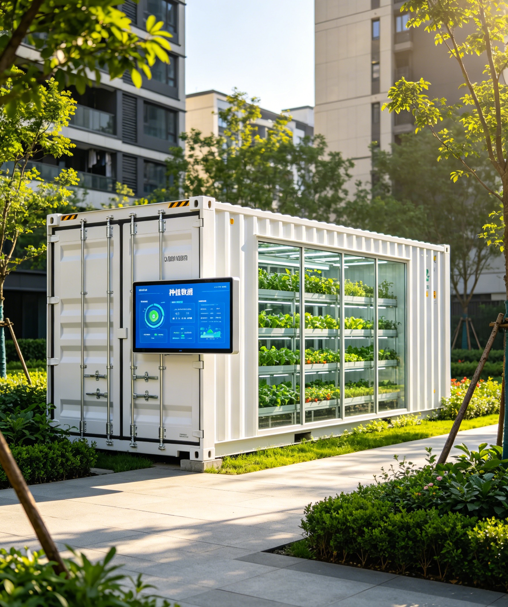 社区微型集装箱农场